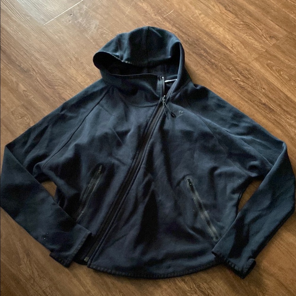 Nike Navy Hooded Zip-Up Jacket size Medium